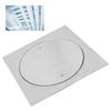 Square Clean Out Cover Screw Fixation Drainage Port Cover Floor Drain Strainer  Pipeline Cleaning