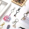 250Pcs Swivel Buckle Set 35Pcs Lobster Claw Clasps 35Pcs Keyrings with Chain 35Pcs Split Rings 180Pcs Screw Eye Needle