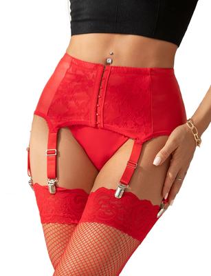 Sexy Garter Large 6 Adjustable High Garter Simple Suspenders [ohyeahlady] Belt, Size, Women's Garter, Belts, Lingerie, Waist, Women's Underwear,