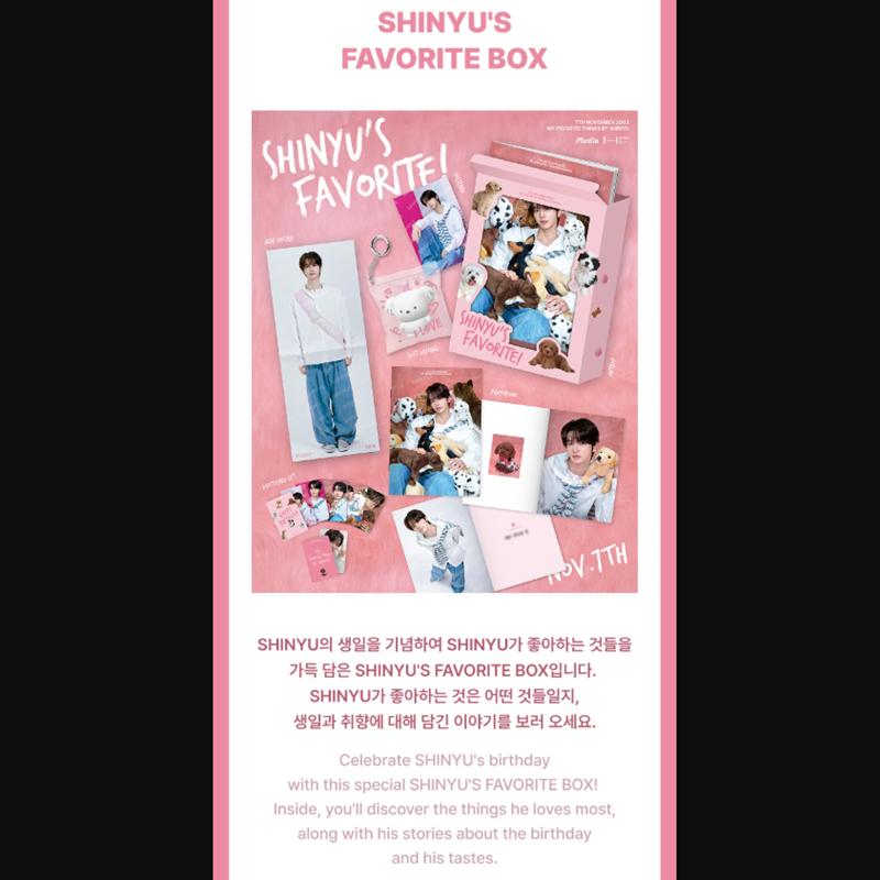 [Pre-order] TWS  SHINYU'S FAVORITE BOX