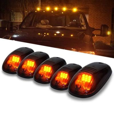 Cab Lights for Truck Vibration Sensor Roof Lights Wireless Car Light with Battery Backup Universal No Drill Cab Marker Lights for Trucks