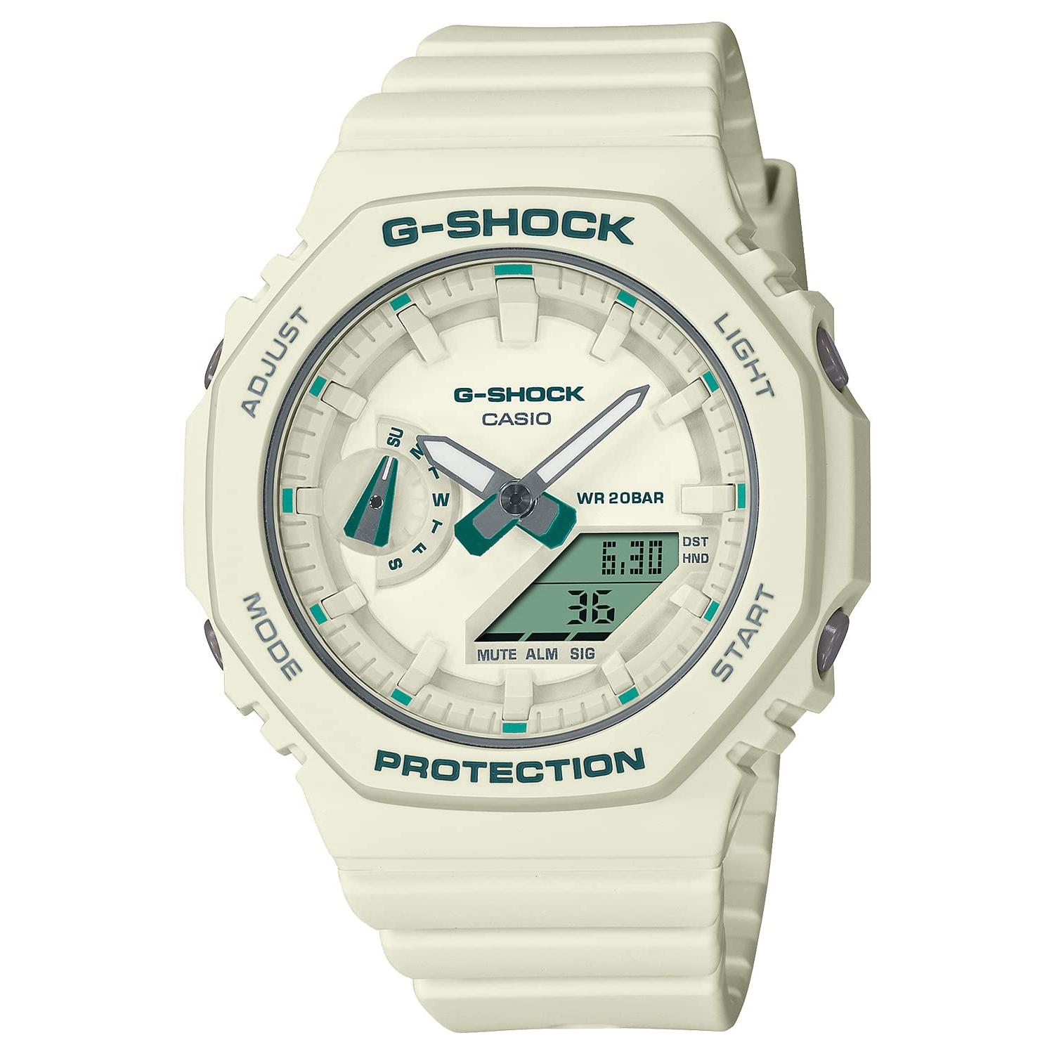 [G-SHOCK] [Casio] Женские часы среднего размера GMA-S2100GA-7AJF Белые - Официальная модель Японии