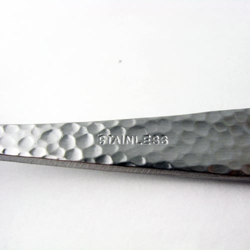 Nagao Hammered Teaspoons, Set of 6, Stainless Steel, Made In Japan