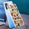 Clear Case For Xiaomi Redmi Note 10 9 8 Pro 9S 10S 7 K40 9A 8T 9C 9T 8A Silicone Phone Cover Soft Shell Dachshund Silhouette Dog