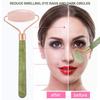 Jadestone Roller Face Massager Skin Tightening Lifting AntiWrinkle Facial Massage Instrument(Pink QuartzJadestone Single Head )