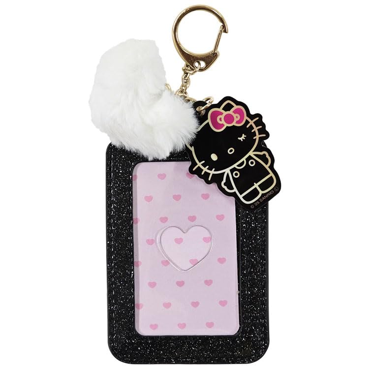 San Art Hello Kitty Gal Series Pass Case, Black, SAN-0051-BK
