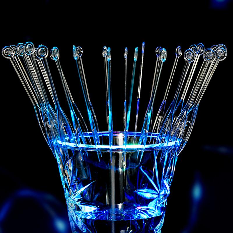 500Pcs Mini Fruit Fork Disposable Plastic Forks For Party Bbq Sticks Picks Skewer Set Home Dining Food Cake Fruit Fork