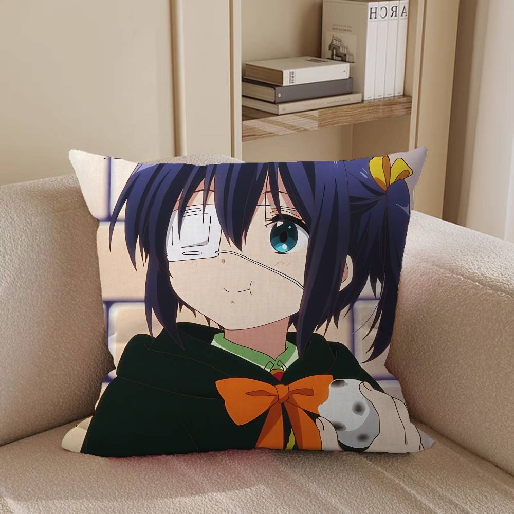 Chuunibyou R-Rikka TakanashiS Cell Pillow Case Removable Washable Cushion Cover – All-Season Soft Linen