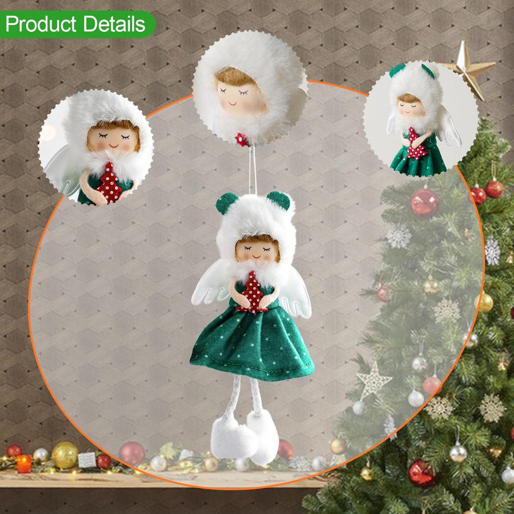 Angel Doll Pendant Cartoon Hanging Ornament for Holiday Birthday Celebration