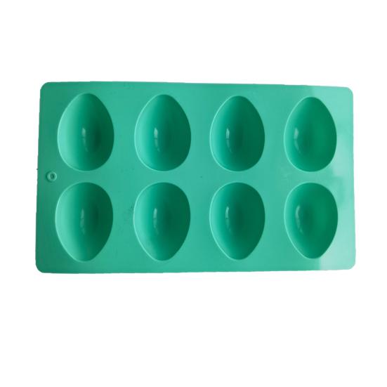 Easter Egg Silicone Mold for Baking 8 Cavity Non-Stick Chocolate Mold Freezer Oven