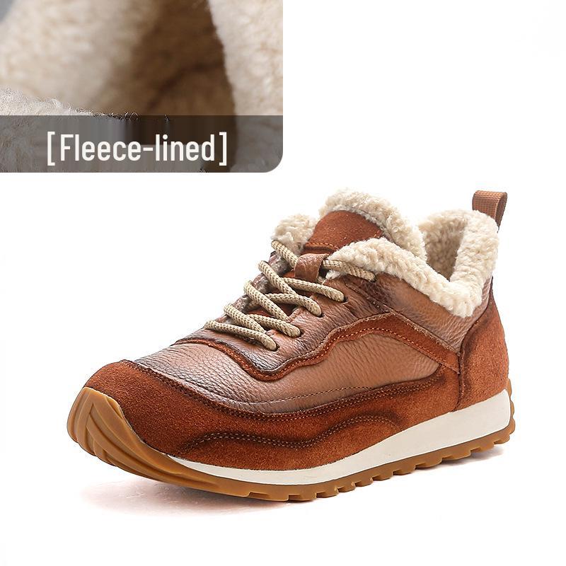 

Женские кроссовки на толстой подошве из натуральной кожи - увеличивающие рост, повседневные спортивные кроссовки для осени/зимы Size 40