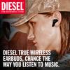 DIESEL True Wireless Bluetooth Up To 10 Hours of Music Fast IPX5 Charging and Storage Case Included True Wireless Earbuds, 5.2, Playback, Charging,