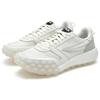 Fila Gara Fabric Cow Split Leather Retro Fashion Versatile Breathable Lightweight Low-Top Casual Shoes Women Sneakers Off-White F12W423110FGD