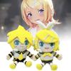 White Kagamine Clover Rinto Plush Toys Cartoon Stuffed Dolls Decorations Room
