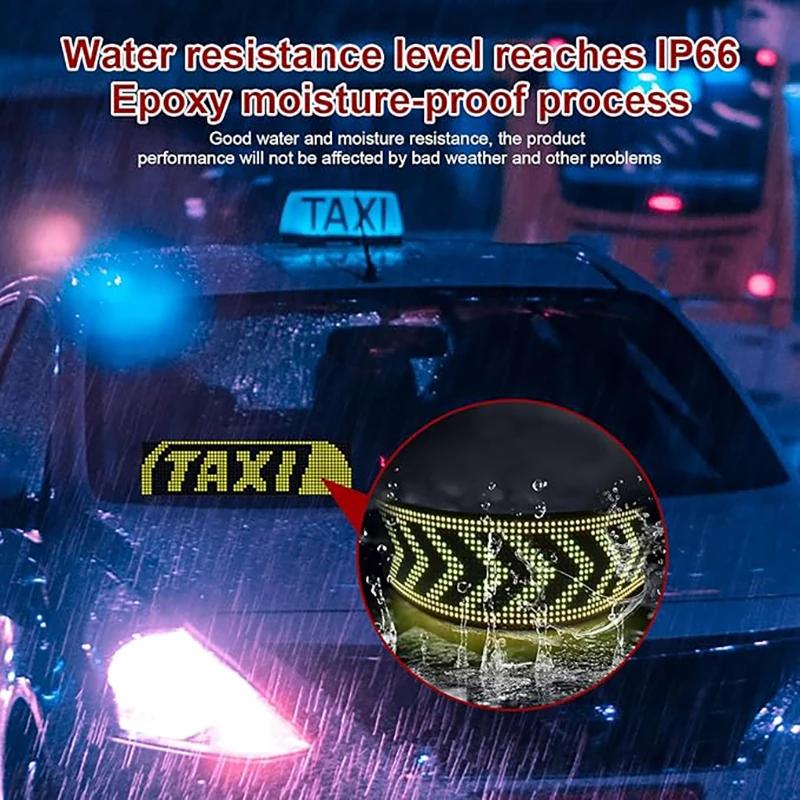 Devil's Eye LED Matrix Pixel Panel Bright Advertising LED Signs Bluetooth App Control Logo Light DIY Car Pattern Animation