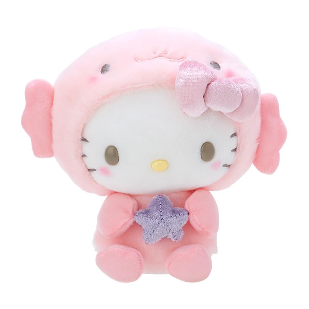 

Sanrio Plush Toy Hello 16cm Wide x 10cm Deep x 16cm 230391 (SANRIO) (Water Creatures) Kitty, Approx. High,