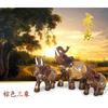 Resin Lucky Elephant Home Decor Set - Style Ornament Wedding Gift Office Or Living Room Display