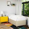VidaXL Bed Frames Without Mattress Cream 90x200 Cm Fabric 3284912