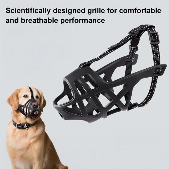 Košíkový náhubek pro psa Zabraňuje kousání a žvýkání Bezpečný a humánní Kryt na čumák Nastavitelný pro agresivní psy Trénink Úprava srsti