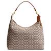 Juliet 38 Merk Print Patroon Stof Jacquard Tote Schoudertas Grote Dames tassen Cacao Amber CY831-B4TA7