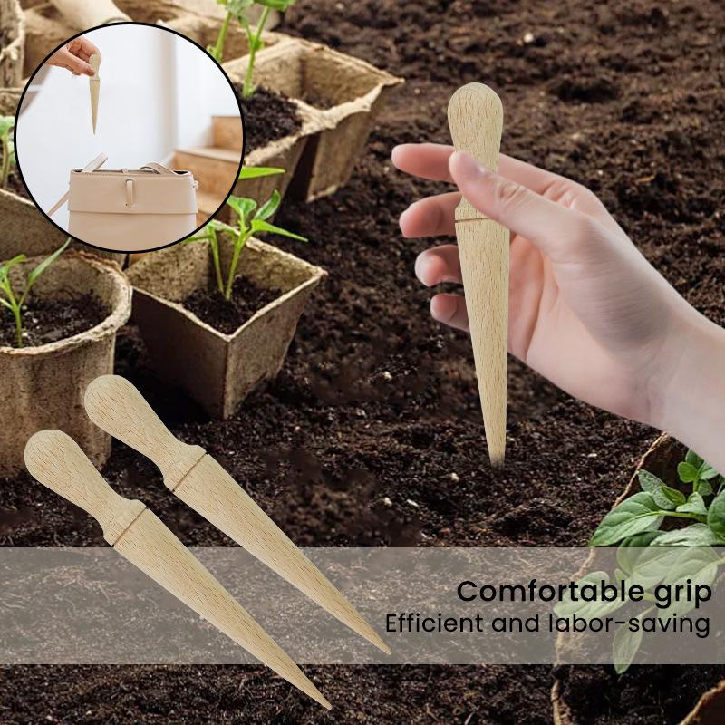 Plant Hole-punching Handle Hole-punching Seeder Seed Plant Gardening Hole-digging ToolPlanting Excavation