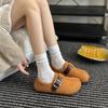Women's Boots Flats Warm Casual Suede Sport Shoes Fashion Cozy Loafers Shoes 2025 Winter Dress Short Plush Snow Boots De Mujer