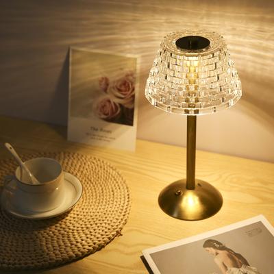 LED Cordless Table Lamp Rechargeable Desk Lamp Touch Control 3 Light Colors Stepless