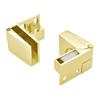 Zinc Alloy Glass Door Hinge Self-closing Cabinet Door Hinge New Frameless Clamp  Glass Door