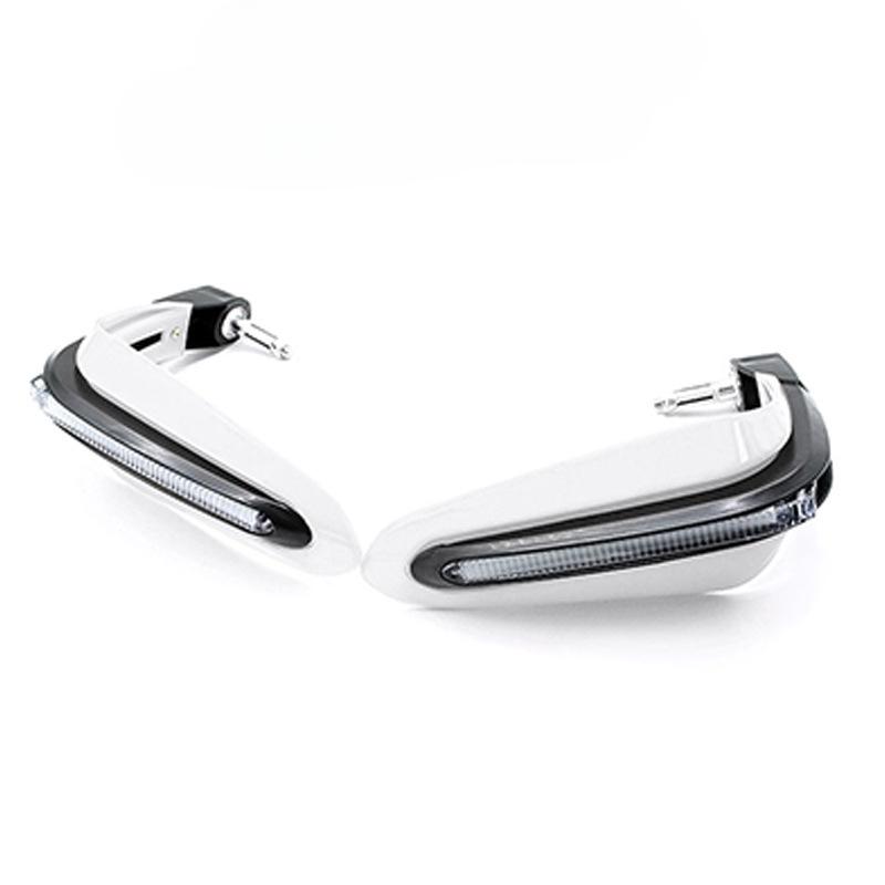 Motorcycle Hand Guard Shield Motorbike Turn Signal Lights Covers LED Flashing Waterproof Protector Dirt Bike Enduro Handguard