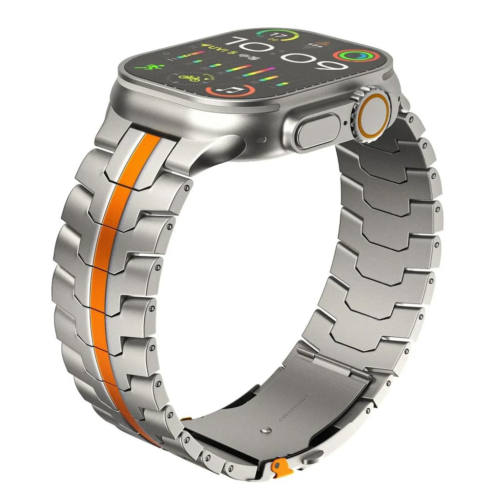 Titanium Strap For Apple Watch Ultra 3 2 49mm Band Series 11 10 46mm 42mm Luxury Metal Bracelet iWatch 9 8 7 6 SE 45mm 44mm 41mm