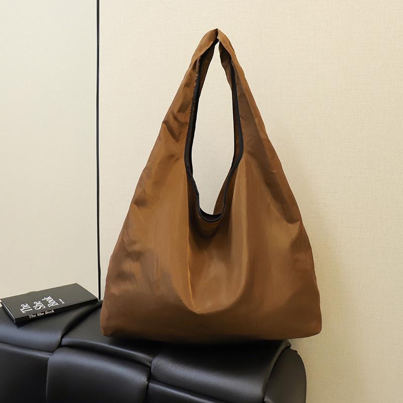 Foldable Large-Capacity U-Shaped Waterproof Polyester Tote Bag for Shopping
