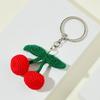 Cute Cherry Keychain Heart Keyring for Clothing Bag Jewelry Gift Backpack Charm