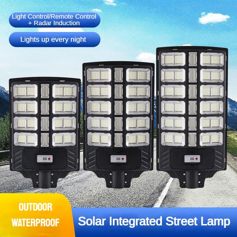 Rural Integrated Solar Street Light Human Sensing LED Road Lighting Lamp