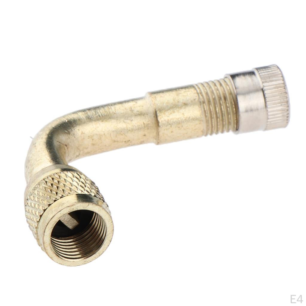 Car Motorcycle Tire Brass 45/90/135 Degree Lengthened Inflatable Tube