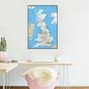 Hartă engleză - Regatul Unit - Hartă rutieră pictură artă de perete poster living decor casă școală rechizite de călătorie