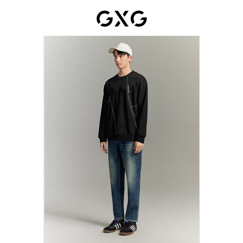 GXG Men's Fall 2024 Embroidered Crewneck Sweatshirt