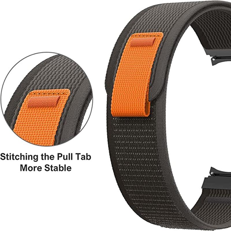 20mm Strap for Samsung Galaxy Watch 6 5 Pro 45mm 4 Classic 46mm Trail Loop Nylon Bracelet Correa Galaxy Watch 7 4 44mm 40mm Band