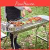 Folding Stainless Steel Large Portable Charcoal Bbq Grill For Outdoor And Home Use