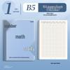 Full Color Adhesive Notebook Cover with Pockets for English & Chemistry Subjects