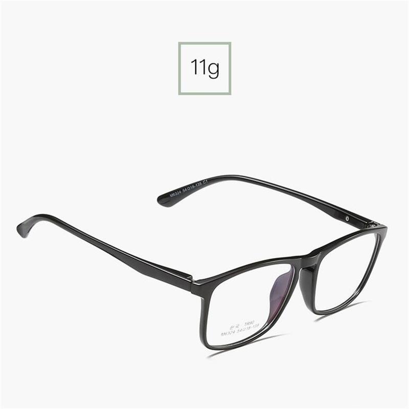 Big Frame Square Nearsighted Glasses TR90 Spring Leg Prescription Eyeglasses Diopter -0.5 to -6 Fashion Shortsighted Lens