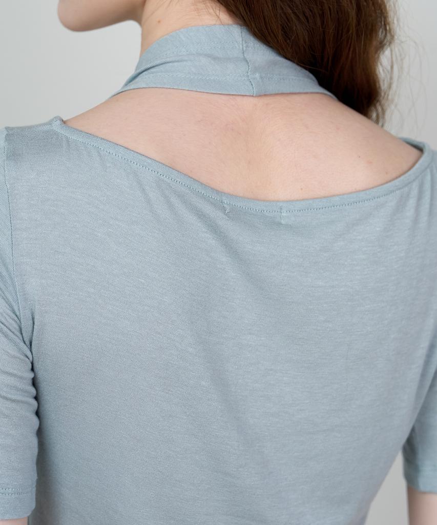 Seuleubi Drape Halterneck Tee_4 Color