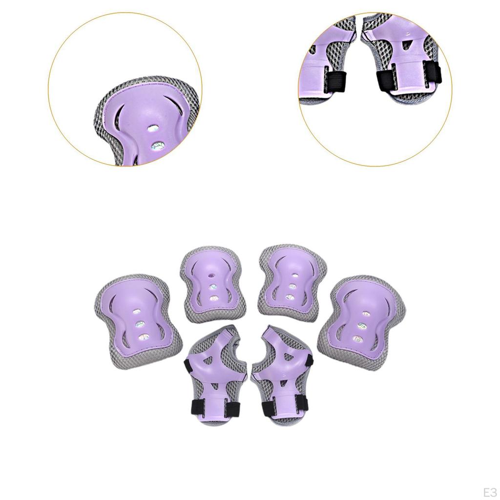 Kids Gear: Skate Pad Set Including Knee and Elbow Supports for Riding