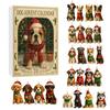 Dog Advent Calendar 2025 24 Days Christmas Countdown Calendar with Acrylic Animal Pendant 24