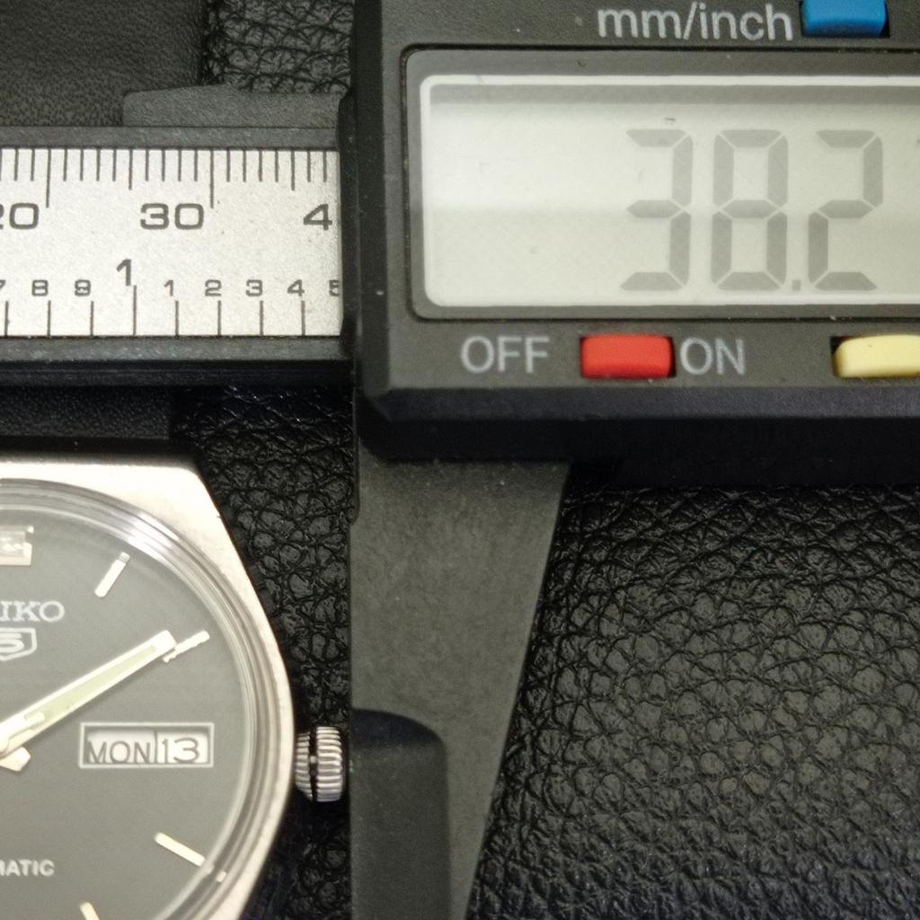 Seiko 5 AUTOMATIC 6309A VINTAGE JAPAN MENS BLACK COLOR DIAL WATCH A701543-5 R206b-a701543