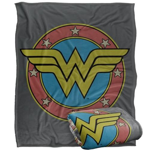 Wonder Woman Vintage Logo Blanket