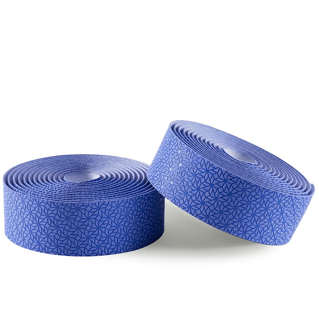 Embossed EVA Foam Bicycle Handlebar Tape - Blue