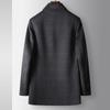 Autumn and Winter Lapel Take-off Down Liner Middle-aged and Young People Business Double-sided Woolen Thermal Jacket