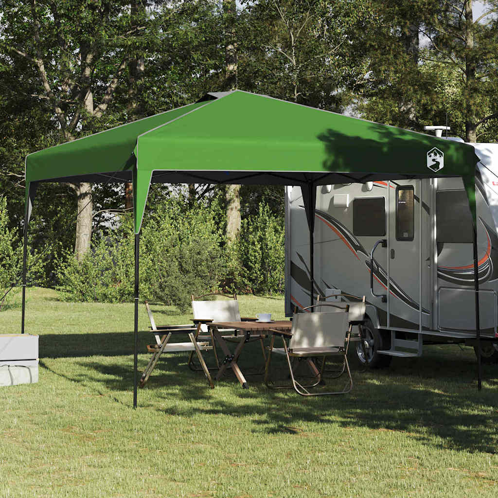 Pop Up Gazebo Tent Green 290 X 290 X 251 Cm Fabric