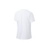 Li Ning Fitness Series Solid Color Reflective Ice Feel Comfortable Loose Short Sleeve T-Shirt Women Tops Standard-White ATST222-5
