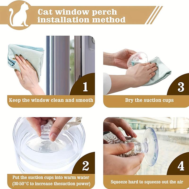 Katzen Betten und Möbel Hängematte Balkon Fenster Zubehör Haustiere Kätzchen Haustier Produkte Häuser Sommer Hängematten Hängematten